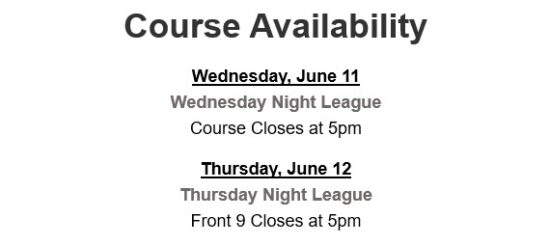 Course Availability 20250611