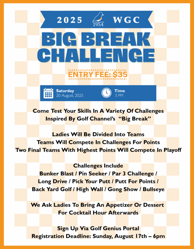 WGC Big Break Challenge (8.5 x 11 in)