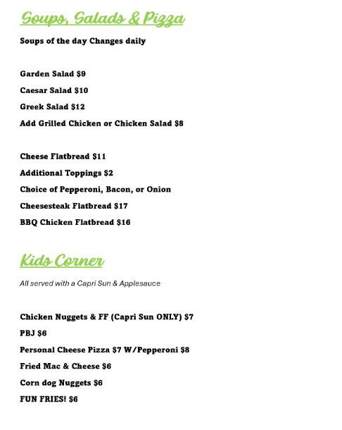 Winter Menu 2025 Part 2