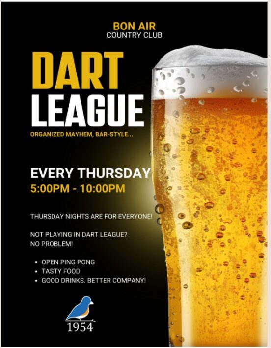 Dart League Reminder 20260129