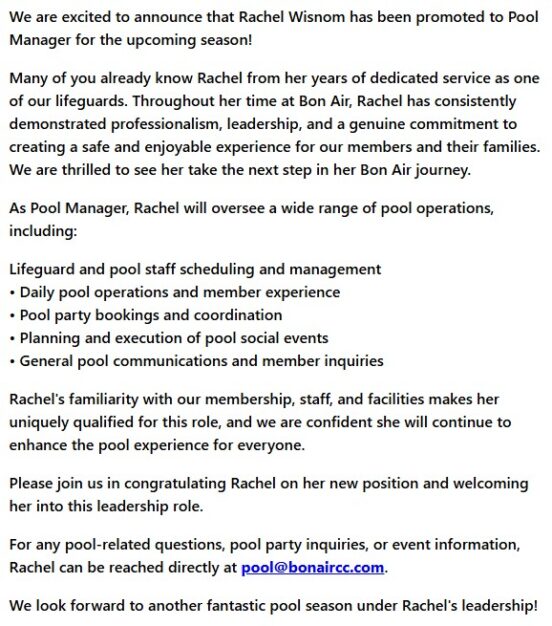 Pool Manager Announcement 20260528 part2