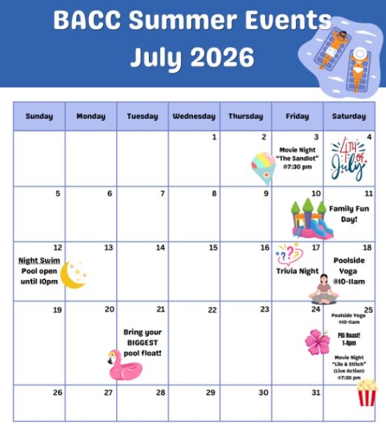 Summer Events July 2026