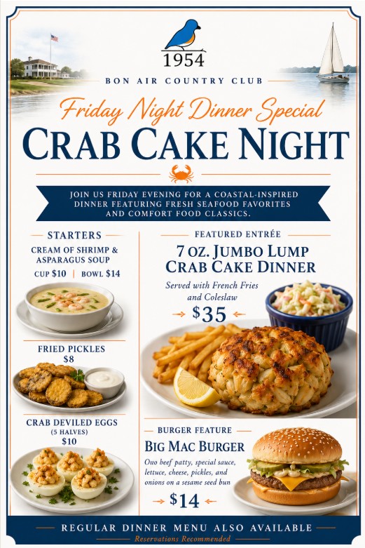 Friday Dinner Menu 20260605 Friday Dinner Menu 20260605