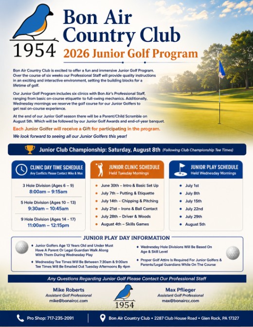 Junior Golf 2026